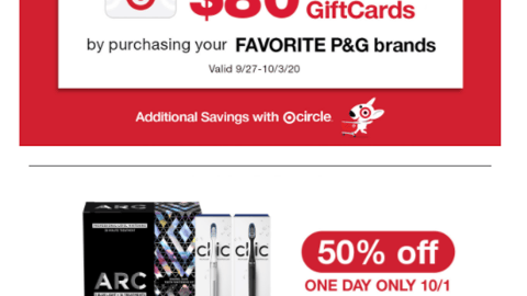 P&G Target Incentives Email